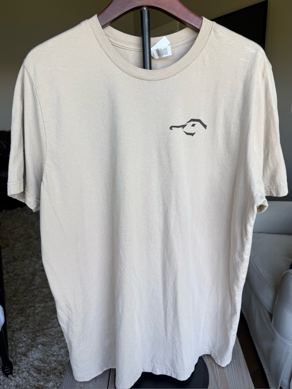 Bundle of 3 DUX Short Sleeve Tees- Gray, Charcoal and Tan, Size XL 100% Cotton - Picture 4 of 10